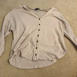 Button down sweater